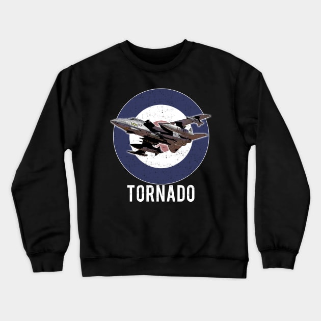 Panavia Tornado Jet Fighter Aircraft RAF Airplane Plane UK Crewneck Sweatshirt by BeesTeez